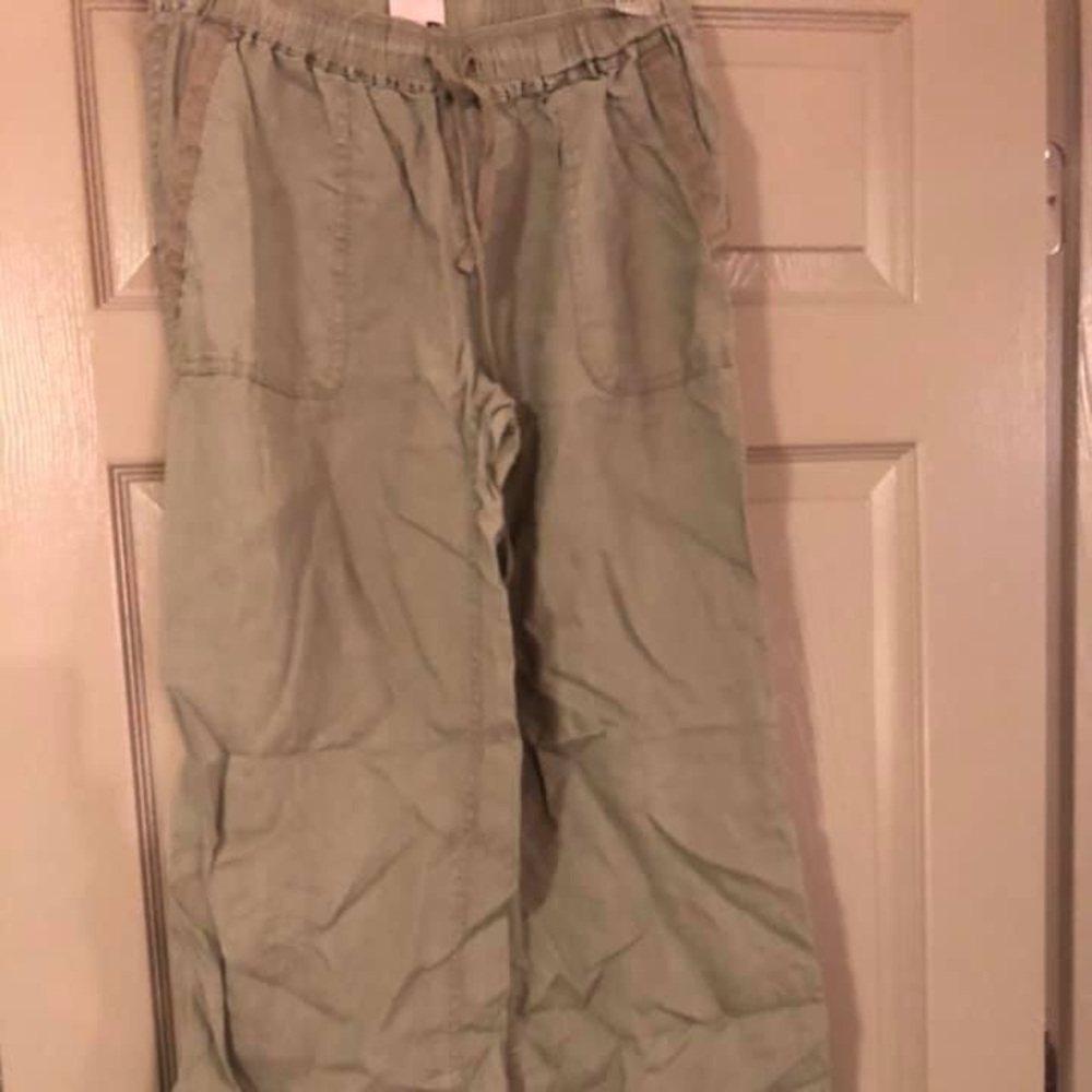 Green Linen pants